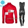 Radbekleidung Radtrikot Langarm + Lang Trägerhose 2017 Lotto-Soudal Damen Winter Thermal Fleece N001